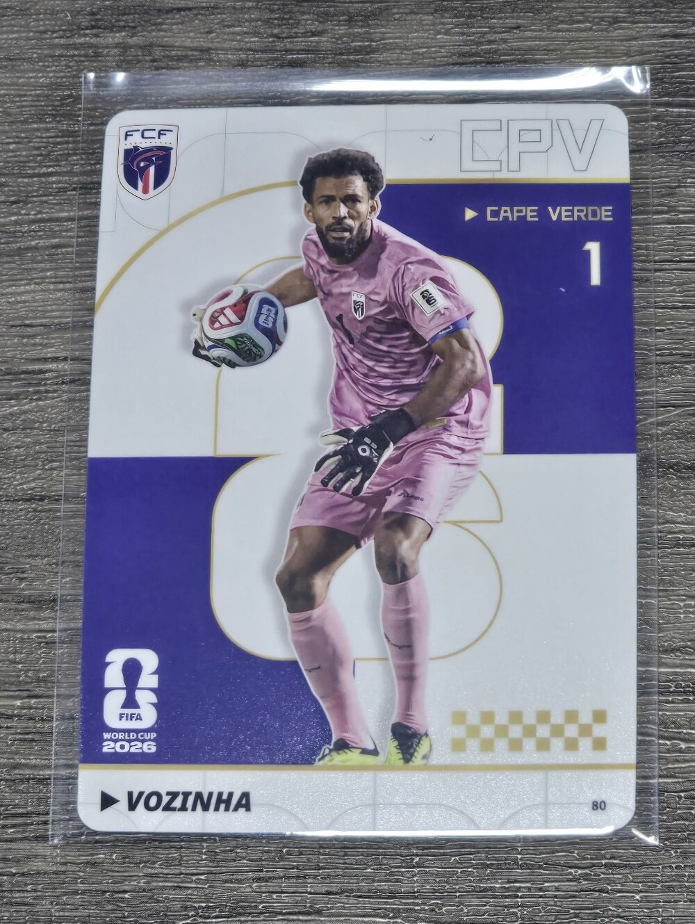 Panini FIFA World Cup 2026 Vozinha Cape Verde Goalkeeper Soccer Trading Card